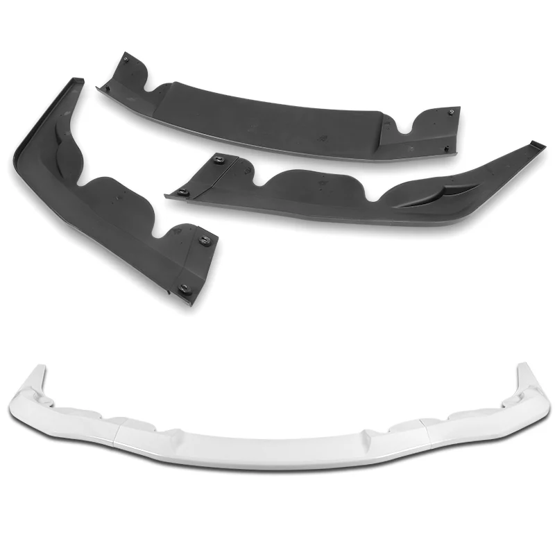 2019-2026 Toyota Supra A90 Painted White 3-Piece Front Bumper Body Spoiler Splitter Lip Kit with Keychain Set - Image 7