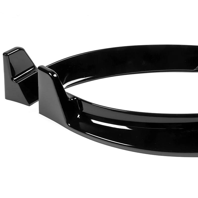 2020 - 2025 Tesla Model Y Painted Black 3-Piece Front Bumper Body Spoiler Splitter Lip Kit - Image 2