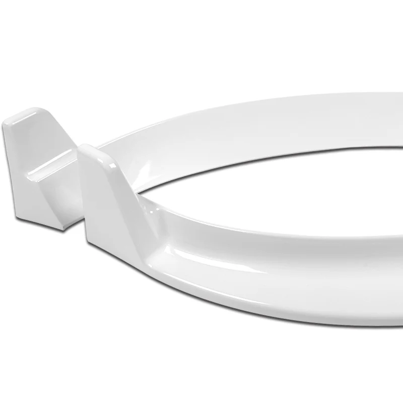 2020 - 2025 Tesla Model Y STP-Style Painted White 3pcs Front Bumper Body Spoiler Splitter Lip Kit with 4 pcs Bolt Caps - Image 2