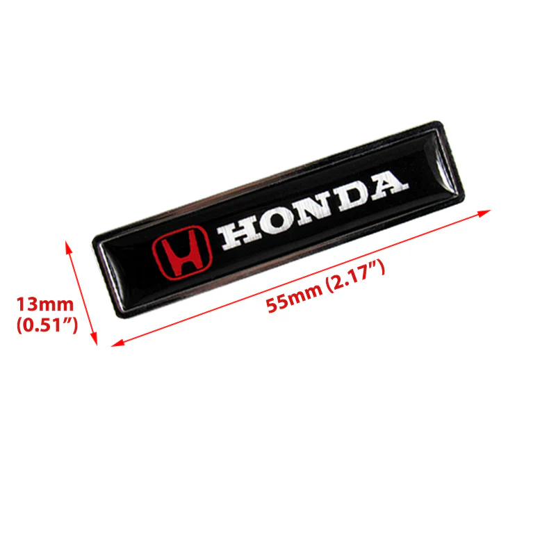 2PC HONDA Luxury Auto Car Body Fender Metal Emblem Badge Sticker Decal for Civic Accord CR-V - Image 2