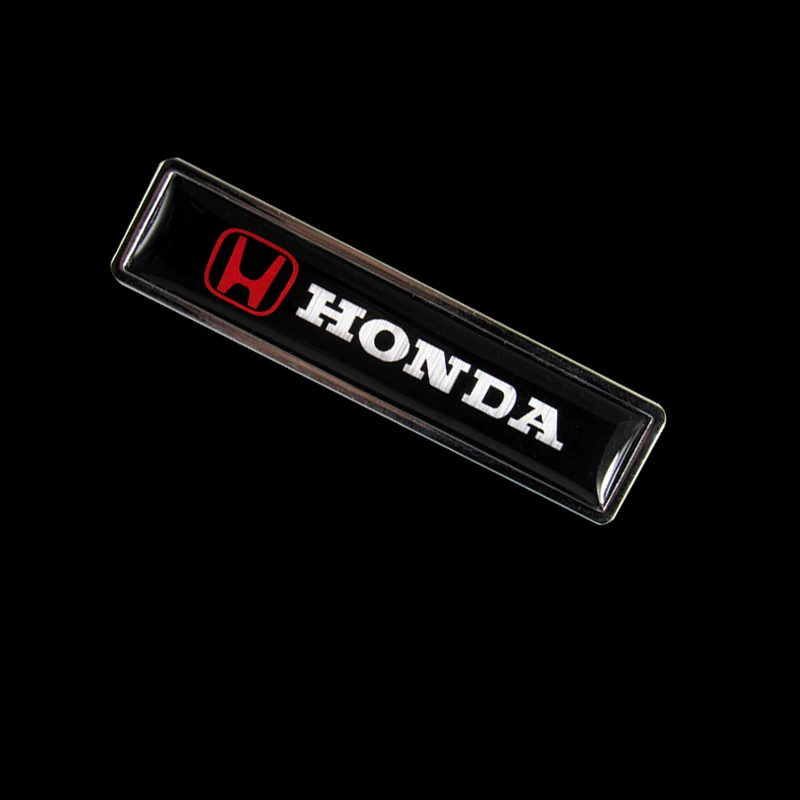 2PC HONDA Luxury Auto Car Body Fender Metal Emblem Badge Sticker Decal for Civic Accord CR-V - Image 7