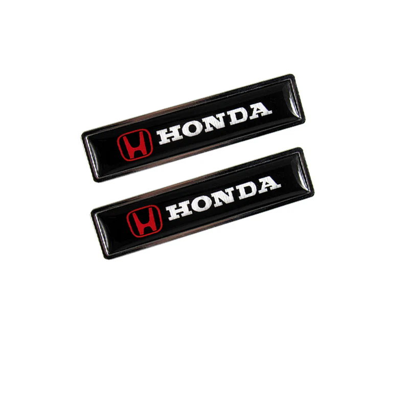 2PC HONDA Luxury Auto Car Body Fender Metal Emblem Badge Sticker Decal for Civic Accord CR-V - Image 8