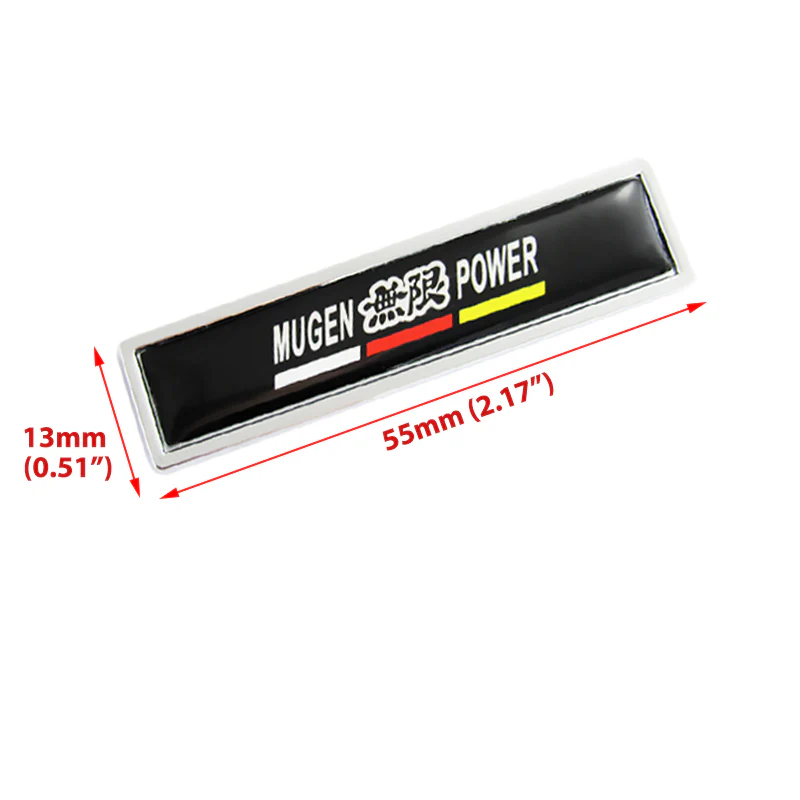 2PC MUGEN Luxury Auto Car Body Fender Metal Emblem Badge Sticker Decal for Honda - Image 3