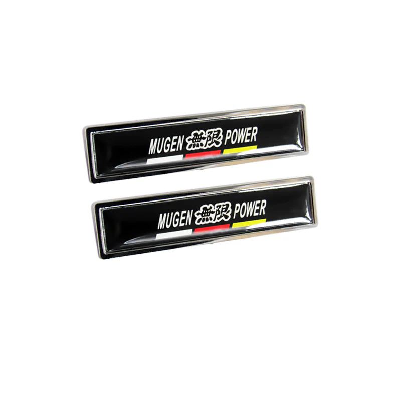 2PC MUGEN Luxury Auto Car Body Fender Metal Emblem Badge Sticker Decal for Honda - Image 7