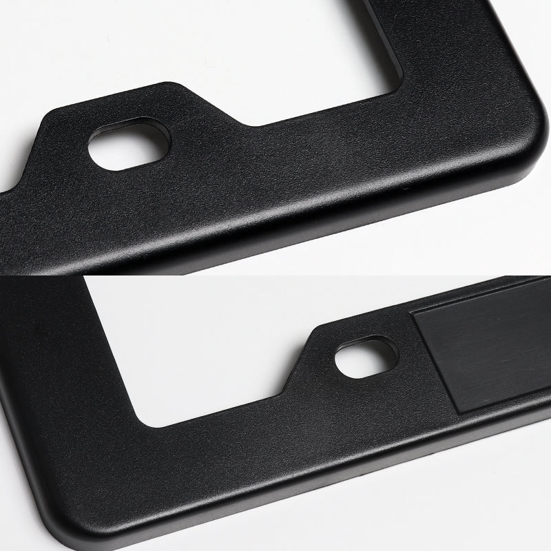 2pcs ABS License Plate JDM TRD SPORT Frame for Toyota Tundra Supra MR2 tC with Emblem - Image 7