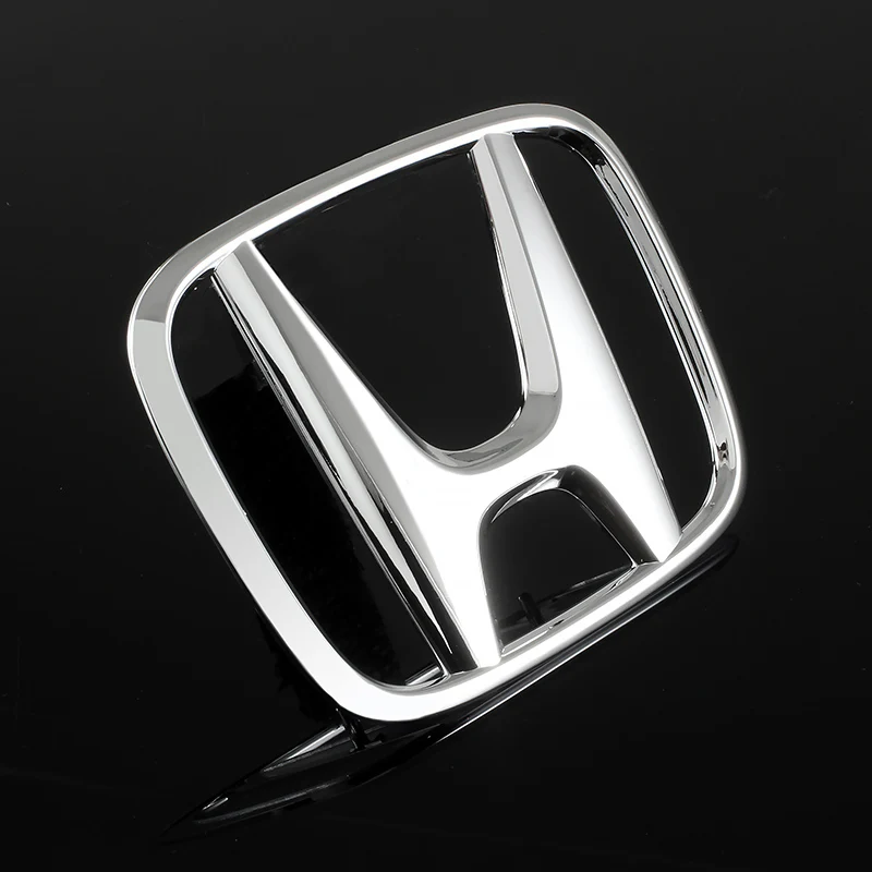 Honda Chrome Front & Rear "H" Emblem Set for 2006 - 2008 Civic Coupe 2DR - Image 3
