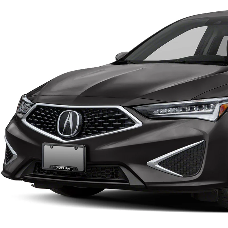 2PCS For ACURA Black Metal Stainless Steel License Plate Frame MDX RDX TSX TL - Image 2