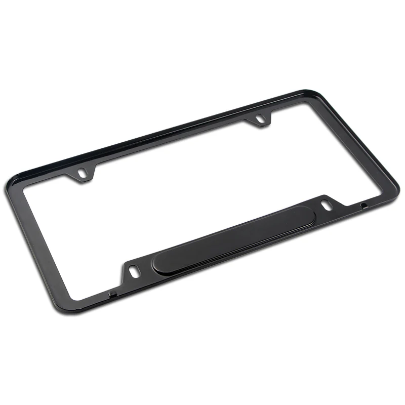 2PCS For DODGE RAM NEW Black Metal Stainless Steel License Plate Frame - Image 5
