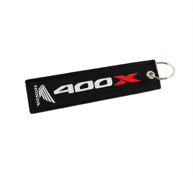 2pcs HONDA WING 400X motorcycle Keychain Keyring Bike Modern Gift Double Sided New - Image 4