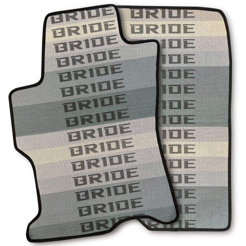 2PCS JDM Bride Racing Fabric Floor Mats Interior Carpets for 13-17 Honda Accord - Image 9