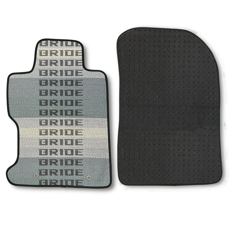 2PCS JDM Bride Racing Fabric Floor Mats Interior Carpets for 2006-11 HONDA CIVIC - Image 6