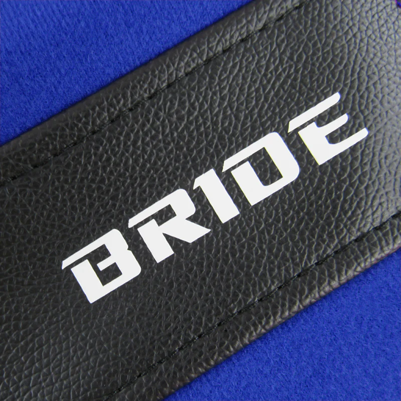 2PCS JDM BRIDE Racing Seat BLUE PVC Side Cover Repair Decoration Pad Seat Racing - Image 4