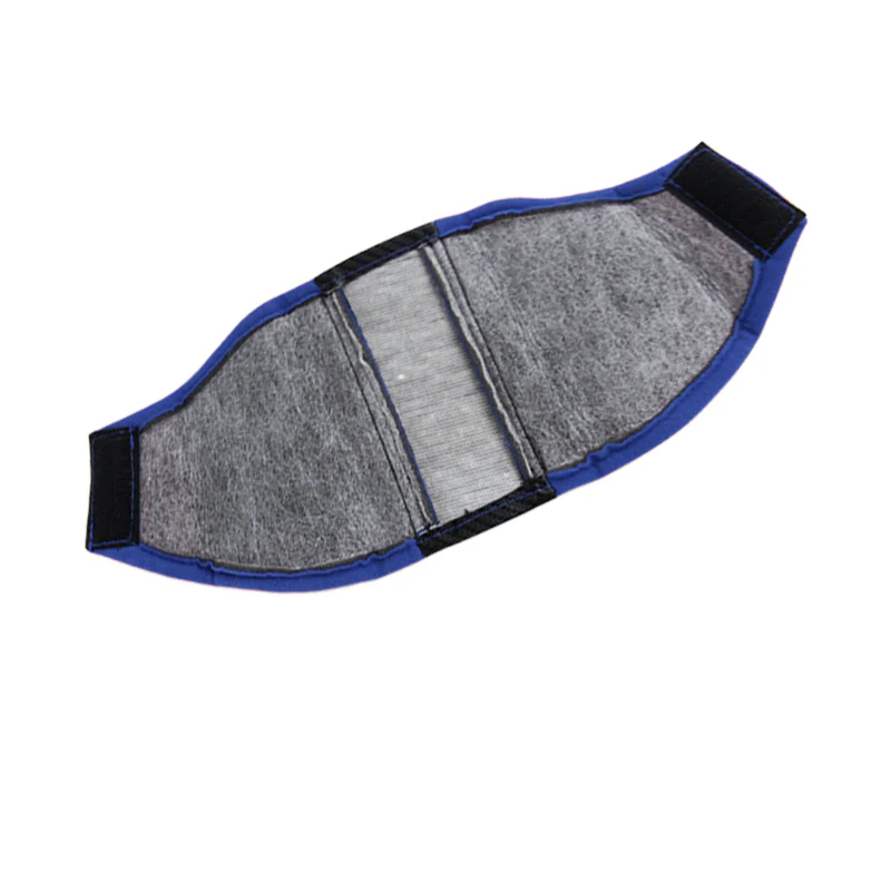 2PCS JDM RECARO Racing Blue PVC Seat Side Cover Repair Decoration Pad - Image 6