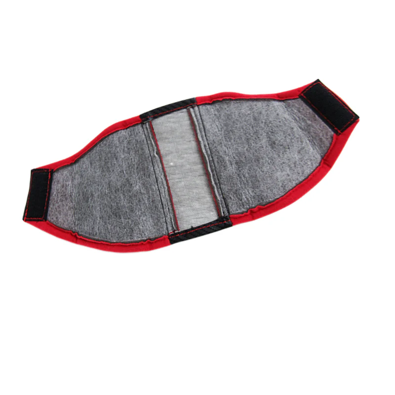 2PCS JDM RECARO Racing Red PVC Seat Side Cover Repair Decoration Pad - Image 6