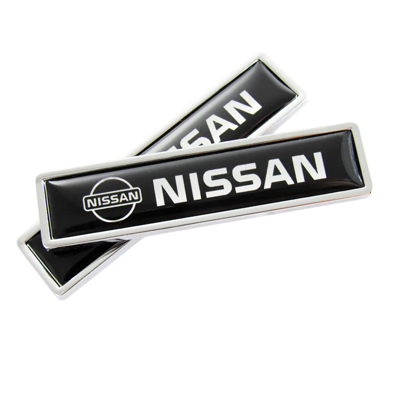 2PCS Luxury Auto Body Fender Metal Emblem Badge Sticker Decal For NISSAN New - Image 7