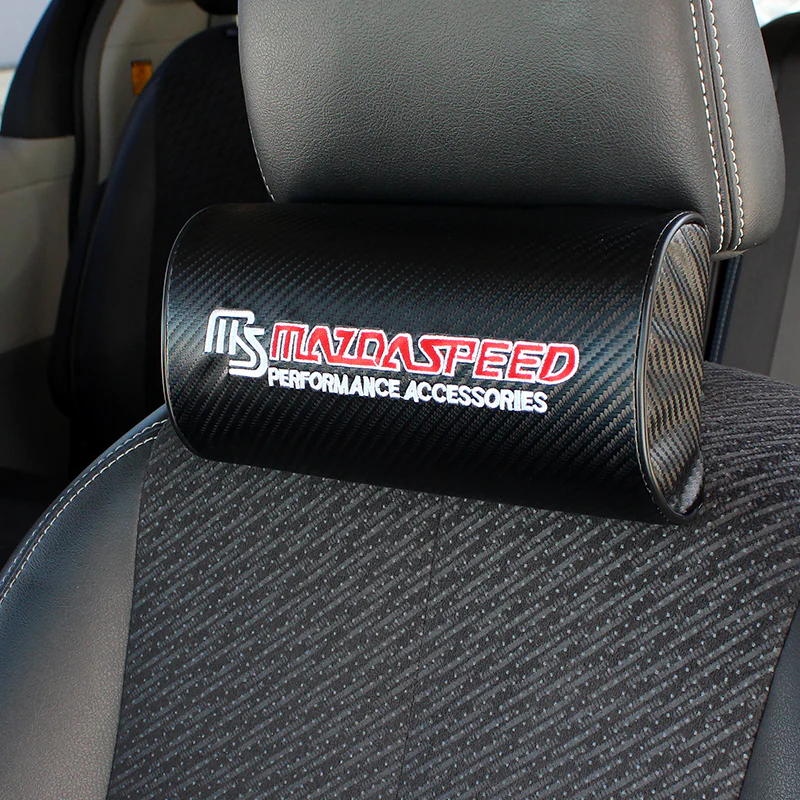 Mazdaspeed Carbon Fiber Look Seat Pillow x2 - Image 4