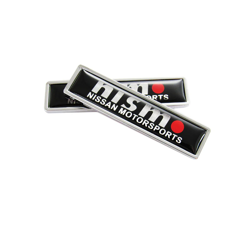 2PCS NISMO Luxury Auto Body Fender Metal Emblem Badge Sticker Decal For NISSAN - Image 2