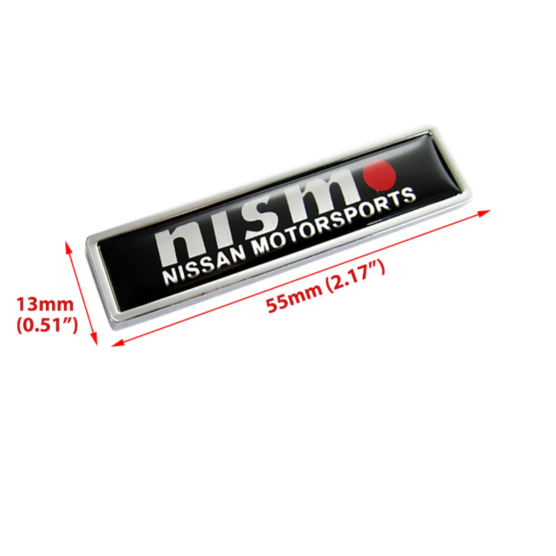 2PCS NISMO Luxury Auto Body Fender Metal Emblem Badge Sticker Decal For NISSAN - Image 3