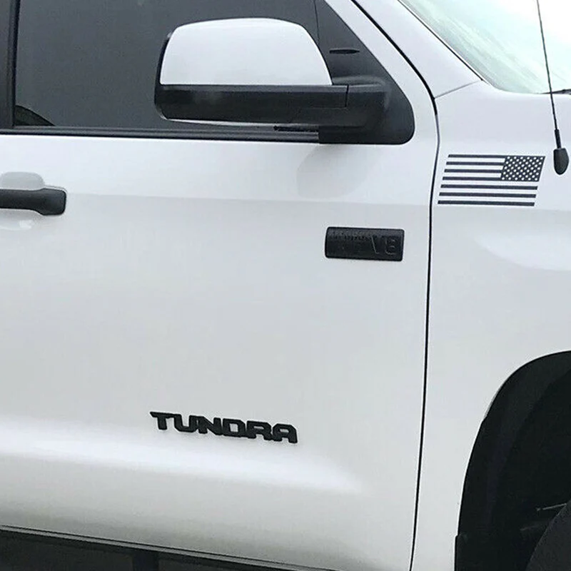 2PCS SET iFORCE 5.7L V8 Side Fender Door Badge Emblem For Toyota TRD PRO Sport Toyota Tundra 2014-2018 - Image 3