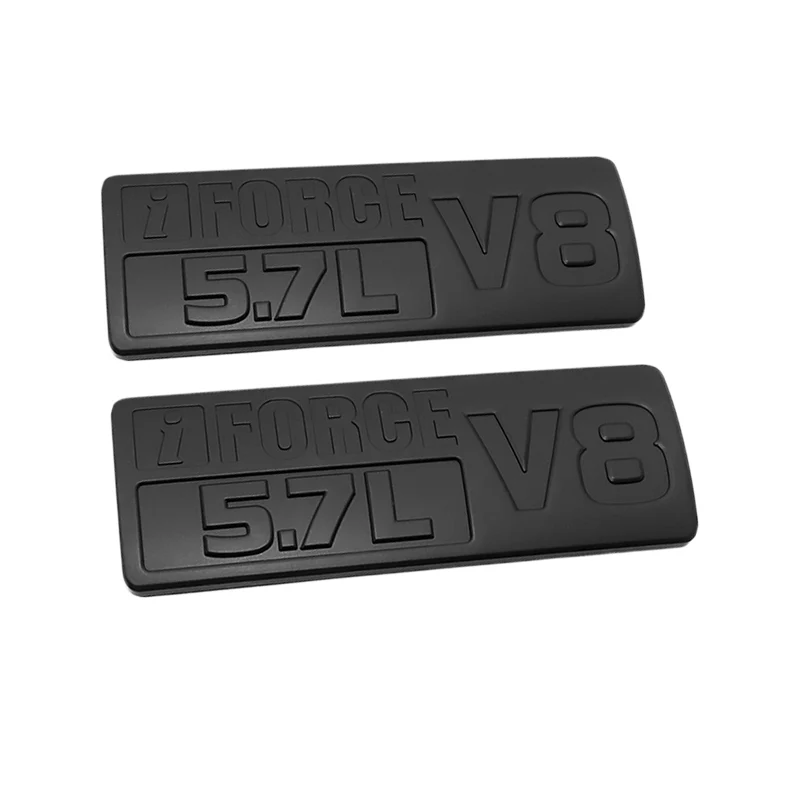 2PCS SET iFORCE 5.7L V8 Side Fender Door Badge Emblem For Toyota TRD PRO Sport Toyota Tundra 2014-2018 - Image 5
