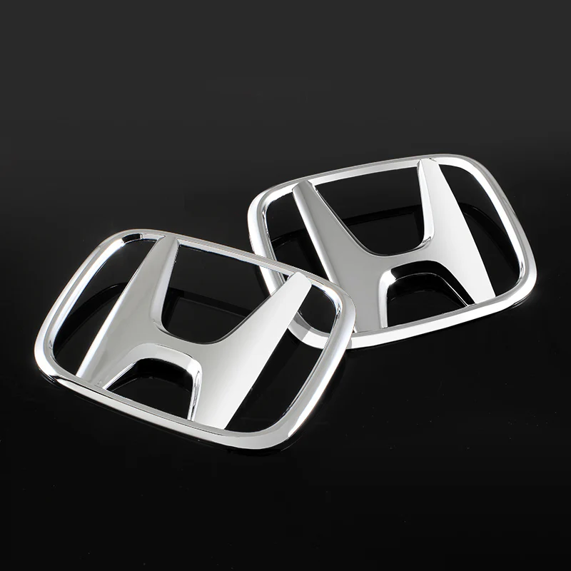 3 PCS Honda Set Front & Rear Chrome "H" Emblem with Accord Emblem for 2008 - 2012 Accord Sedan 4DR - Image 4