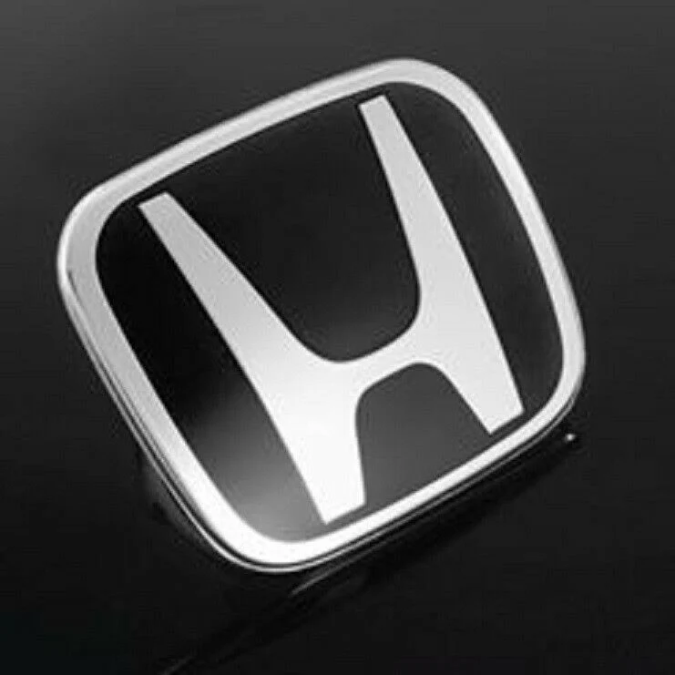 3 PCS Set Black JDM H Front & Rear Emblems with Civic Rear Chrome Emblem For 06-11 CIVIC SEDAN DX EX LX SI - Image 8