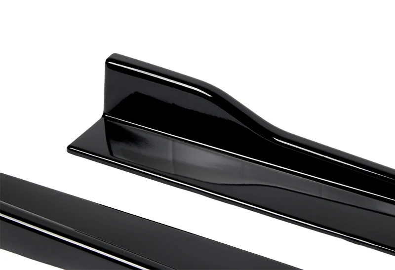 31"x4" Universal Painted Black Side Skirt Rocker Splitters Diffuser Winglet Wind - Image 3