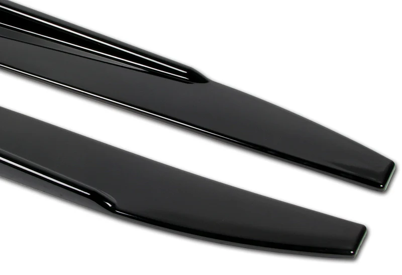 31"x4" Universal Painted Black Side Skirt Rocker Splitters Diffuser Winglet Wind - Image 5