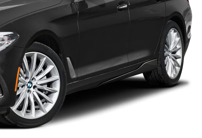 31"x4" Universal Painted Black Side Skirt Rocker Splitters Diffuser Winglet Wind - Image 6