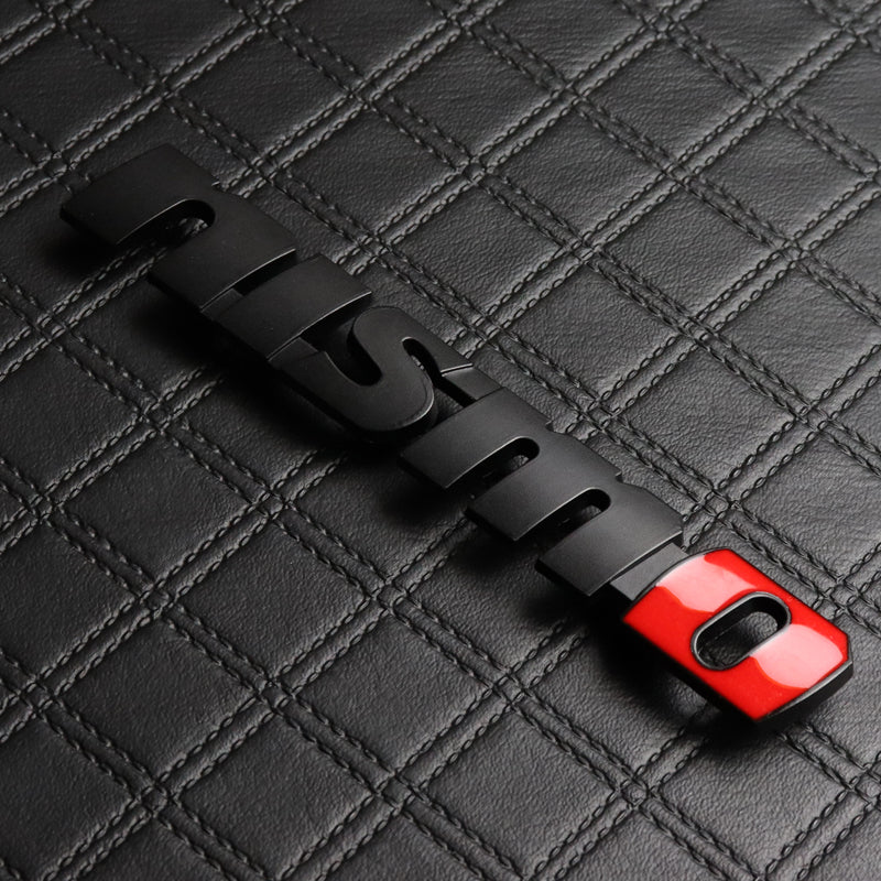 Nissan Nismo Black 3D Emblem Badge for Front Grille - Image 2