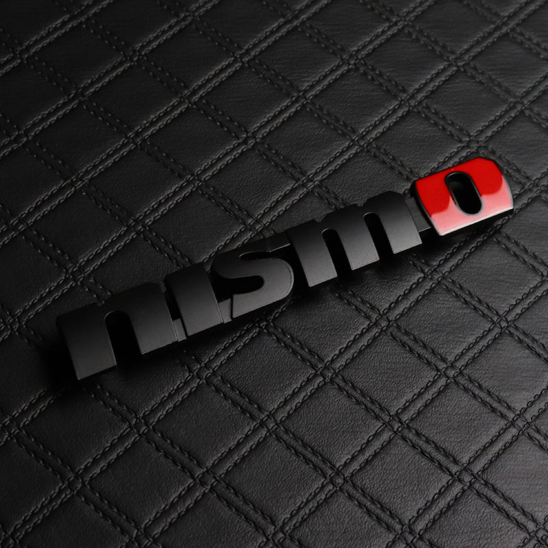 Nissan Nismo Black 3D Emblem Badge for Front Grille - Image 4