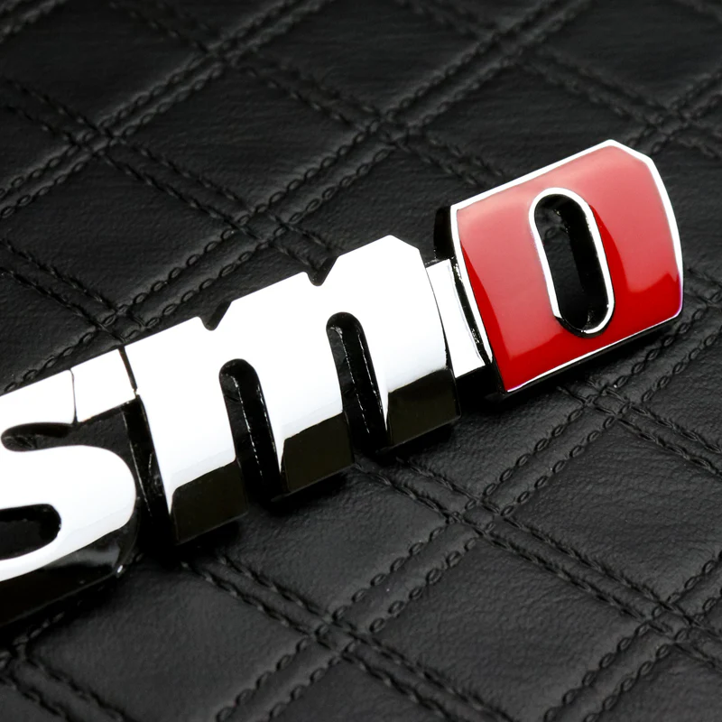 Nissan Nismo Chrome 3D Emblem Badge for Front Grille - Image 2
