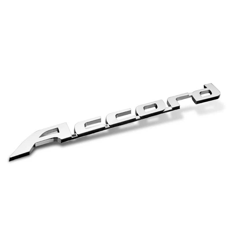 3PCS SET Front + Rear Red JDM H Emblems with Chrome Accord Emblem for 2008 - 2012 ACCORD SEDAN 4DR - Image 15