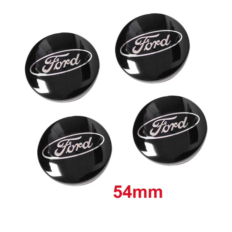4pcs Black WHEEL HUB CENTER CAPS FORD CP9C-1A096-AA C-Max Edge Focus Fiesta Fusion - Image 4