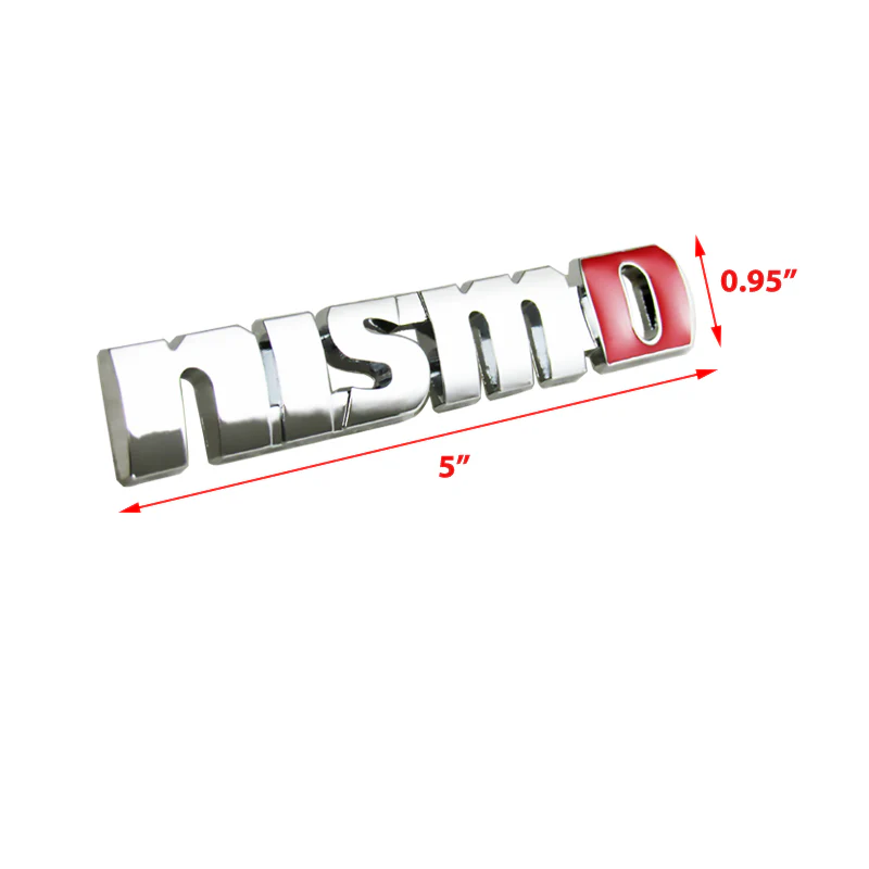 5" Car Trunk Spoiler Emblem Badge Sticker Decal NISMO for NISSAN 350z 370z 3D - Image 2