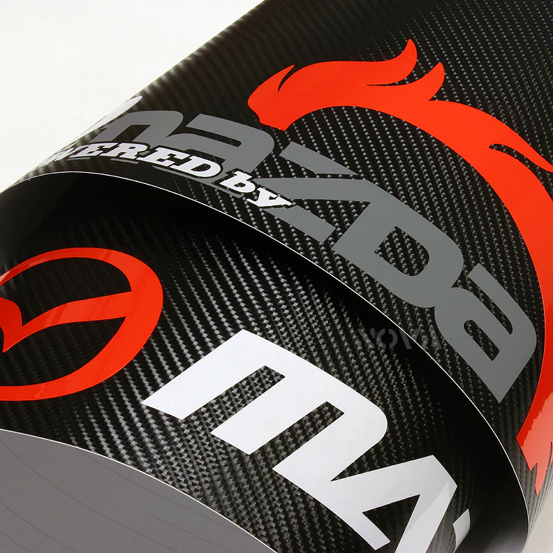 Mazdaspeed Carbon Fiber Windshield Banner - Image 3