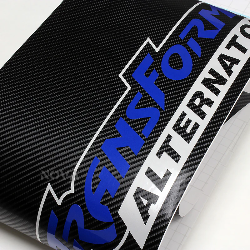 Transformers Carbon Fiber Windshield Banner - Image 3