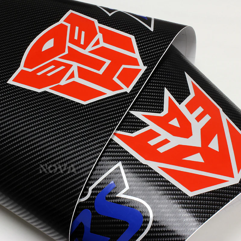 Transformers Carbon Fiber Windshield Banner - Image 4