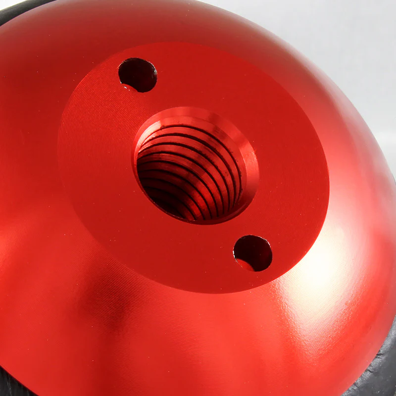 Mugen 6-Speed Red Shift Knob with PVC Leather - Image 4