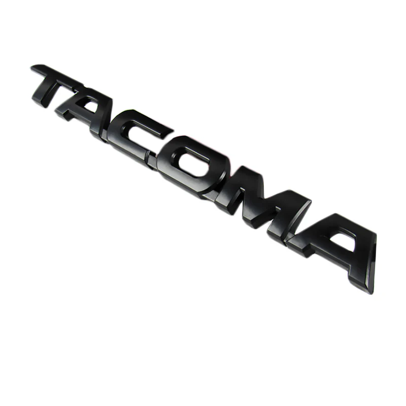 7 PCS Set Matte Black TOYOTA TACOMA V6 SR5 Door Tailgate Emblem Badge Sticker KIT - Image 2