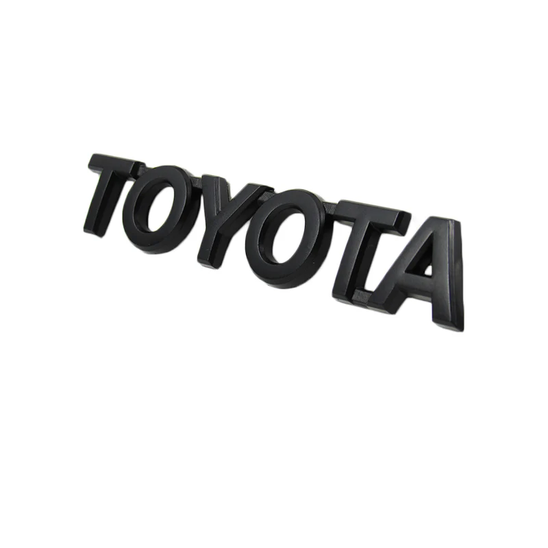 7 PCS Set Matte Black TOYOTA TACOMA V6 SR5 Door Tailgate Emblem Badge Sticker KIT - Image 3
