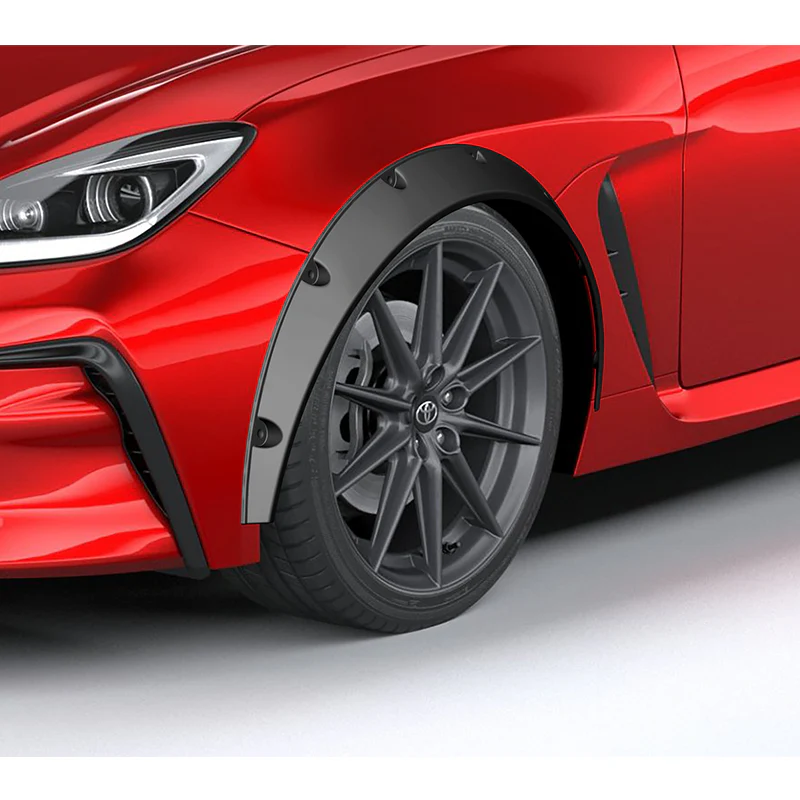 890 mm Universal Flexible Extra-Wide Wheel Fender Flares 4 Pieces -Matte Black - Image 5
