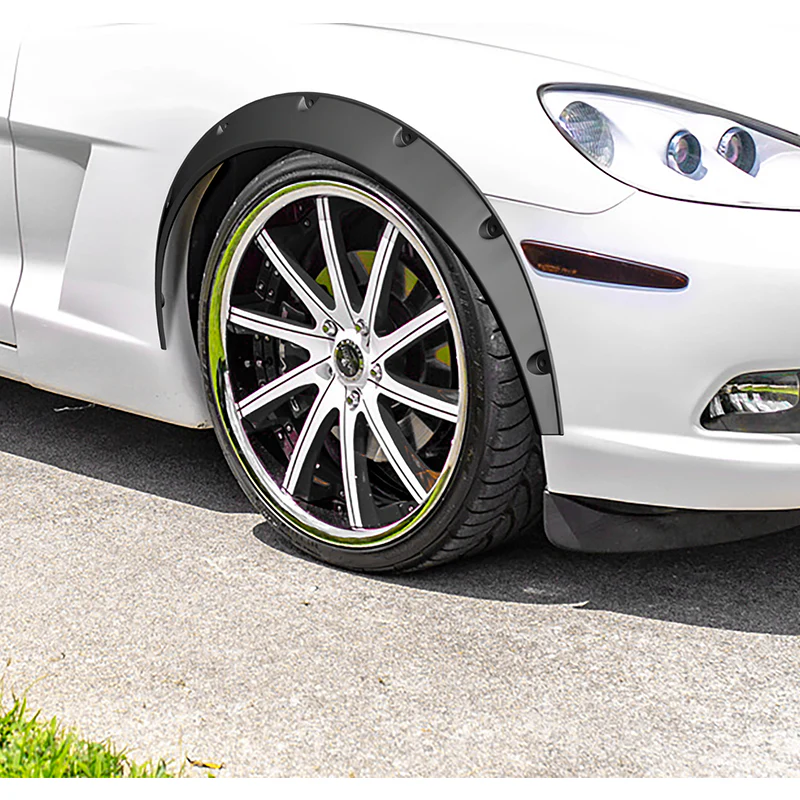 890 mm Universal Flexible Extra-Wide Wheel Fender Flares 4 Pieces -Matte Black - Image 6