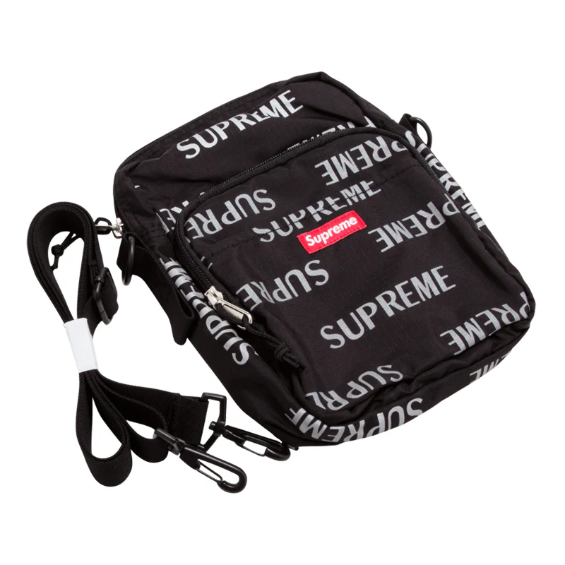 9" Supreme3M Black Reflective Repeat Small Shoulder Popular Messenger Bag NEW 9"x 6.6" - Image 2