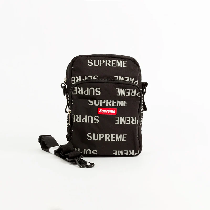 9" Supreme3M Black Reflective Repeat Small Shoulder Popular Messenger Bag NEW 9"x 6.6" - Image 5