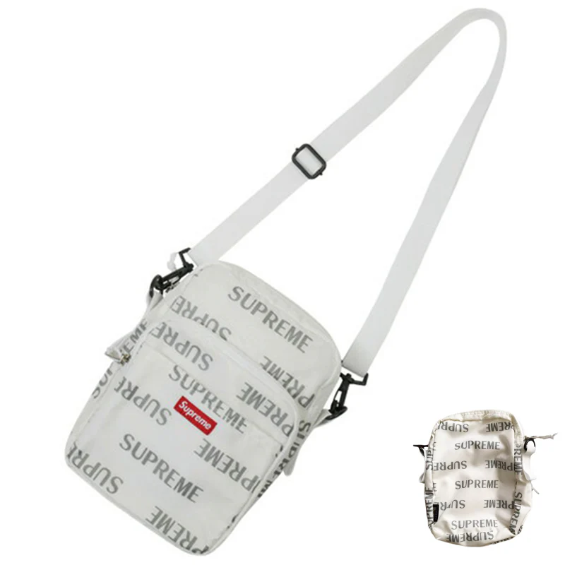 9" Supreme3M White Reflective Repeat Small Shoulder Popular Messenger Bag NEW 9"x 6.6" - Image 4
