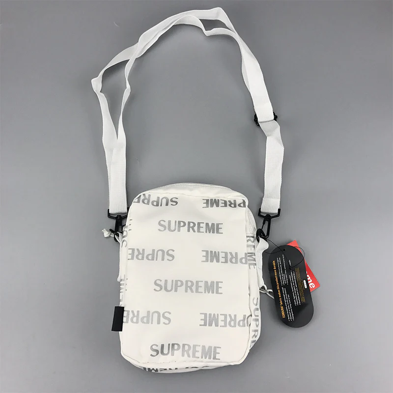 9" Supreme3M White Reflective Repeat Small Shoulder Popular Messenger Bag NEW 9"x 6.6" - Image 5