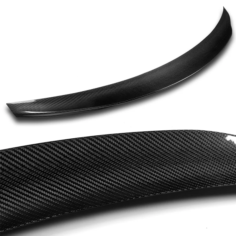A-Style Rear Trunk Lip Duckbill Spoiler Wing For 2022-2024 Mercedes-Benz C-Class W206 4-DR / Sedan -Real Carbon Fiber - Image 2