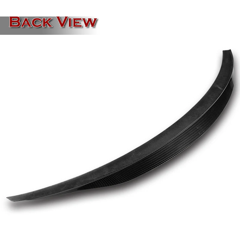 A-Style Rear Trunk Lip Duckbill Spoiler Wing For 2022-2024 Mercedes-Benz C-Class W206 4-DR / Sedan -Real Carbon Fiber - Image 4