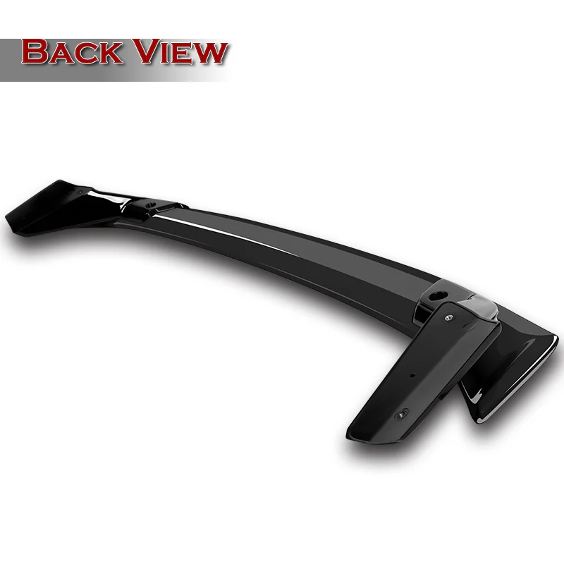 HP-Style Rear Trunk Lip Spoiler Wing For 2022-2025 Honda Civic Sedan 4-DR -ABS Painted Black - Image 4